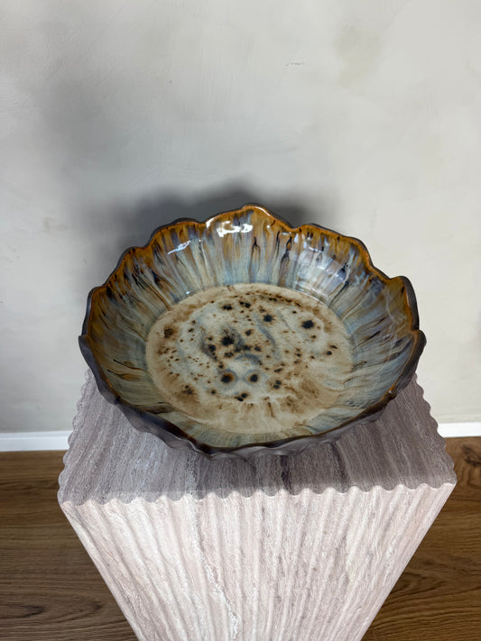 Mørkt østersfad ø 28 cm - 086